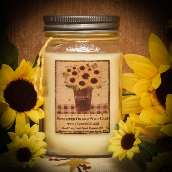 Sunflower 16 oz Jar candle