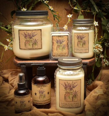 Lavender Clove and vanilla collection