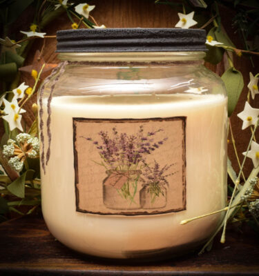 Lavender Clove and vanilla 64 oz jar candle