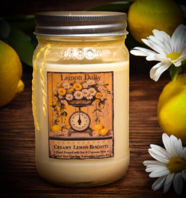 Lemon Daisy 16 oz Jar Candle