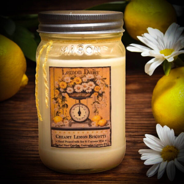 Lemon Daisy 16 oz Jar Candle