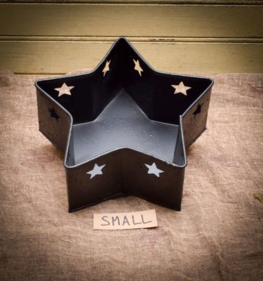 small tinware star pan