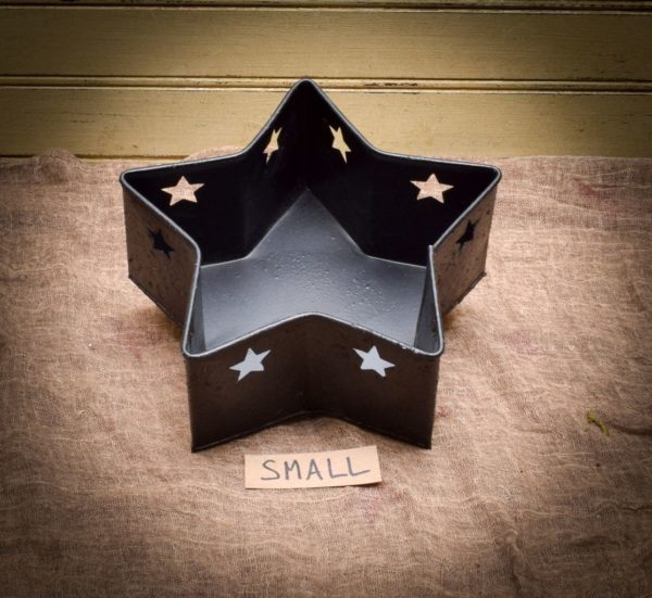 small tinware star pan