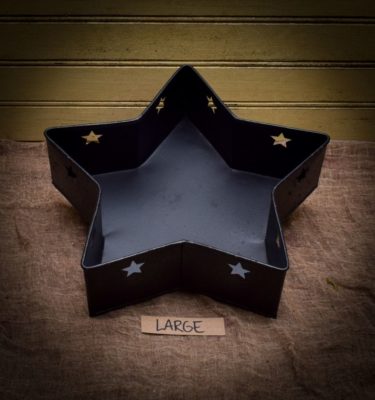 large tinware star pan