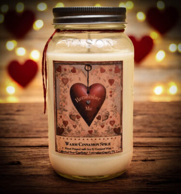Valentine's Day Mason Jar Candle - 24 oz