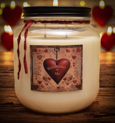Remember Me Valentine's Day Jar candle