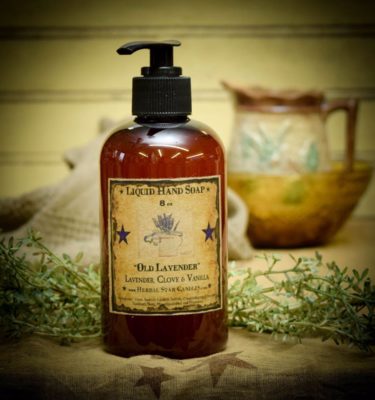 old fashioned lavender 8 oz liquid hand soap
