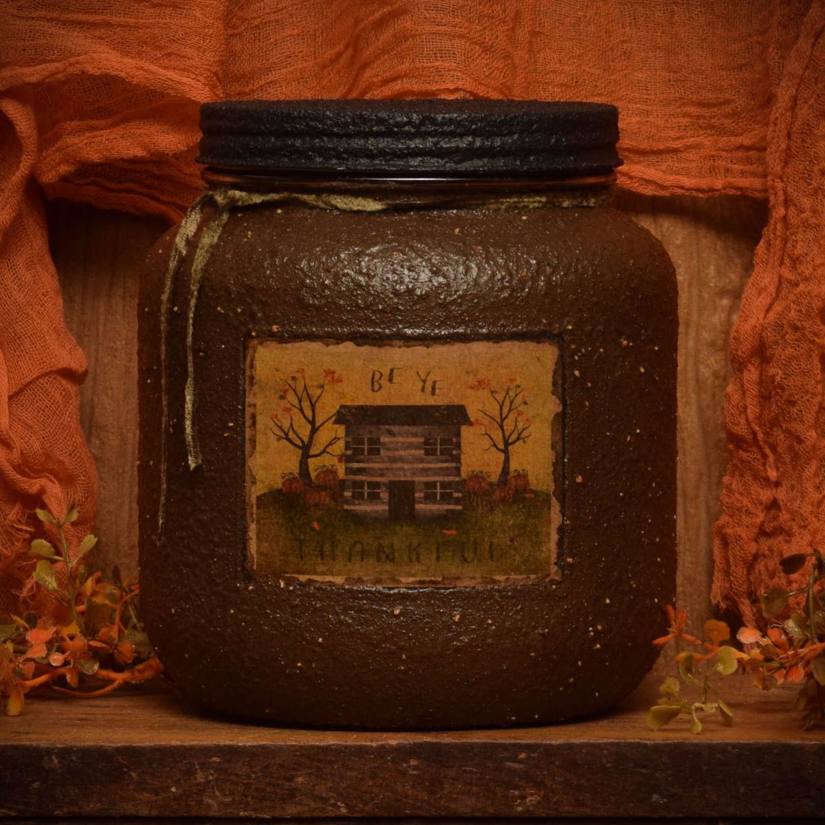 Autumn Splendor Jar Candle 64 oz Herbal Star Candles