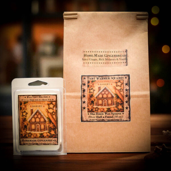 Homemade Gingerbread Candle – 24 oz Mason Jar - Image 2