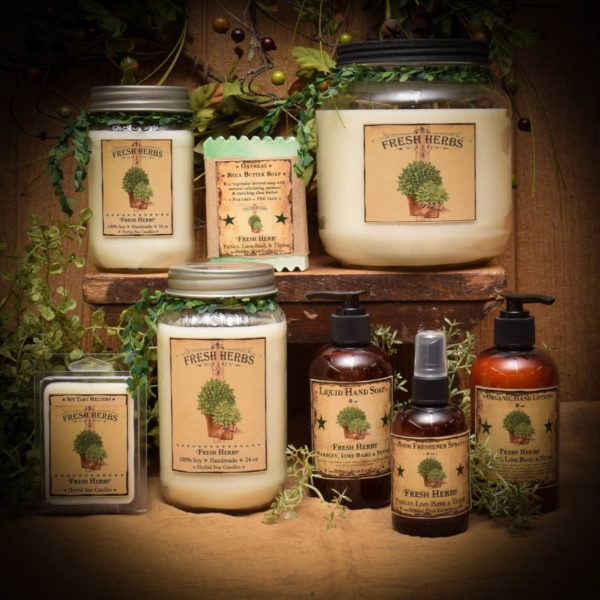 fresh herbs collection