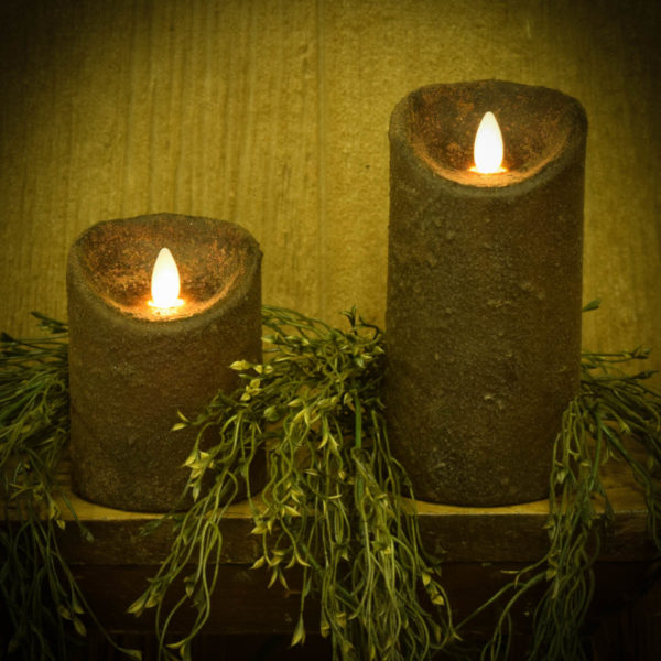 Primitive Brown Timer Pillars