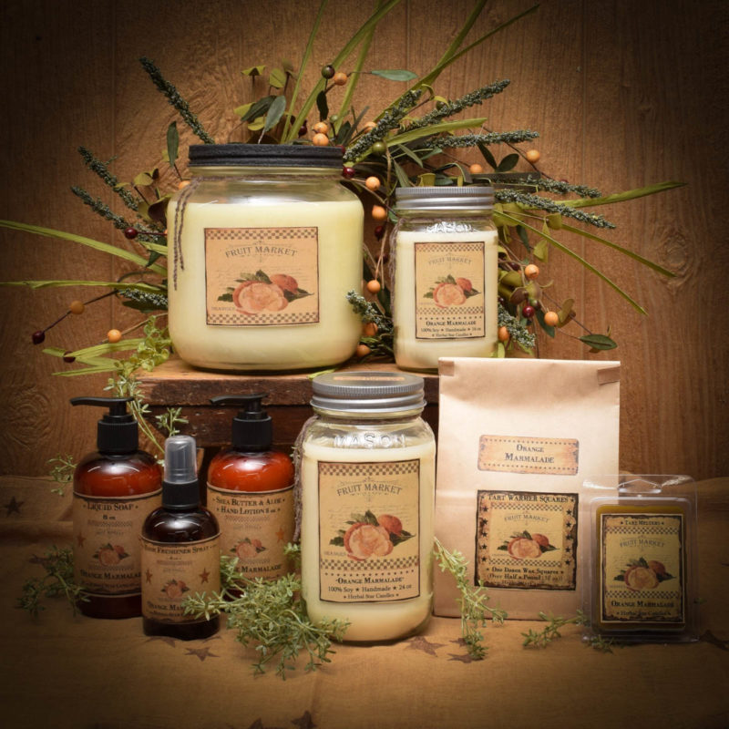 Orange Marmalade Room Spray Herbal Star Candles