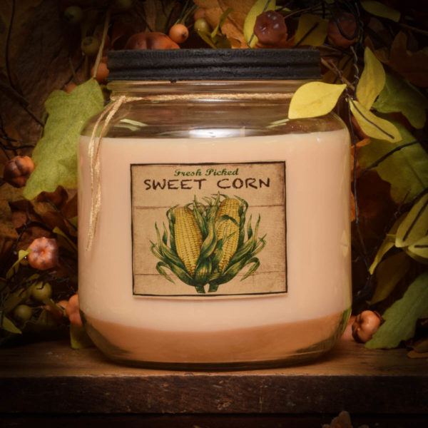 Caramel Sweet Corn 64 oz jar candle