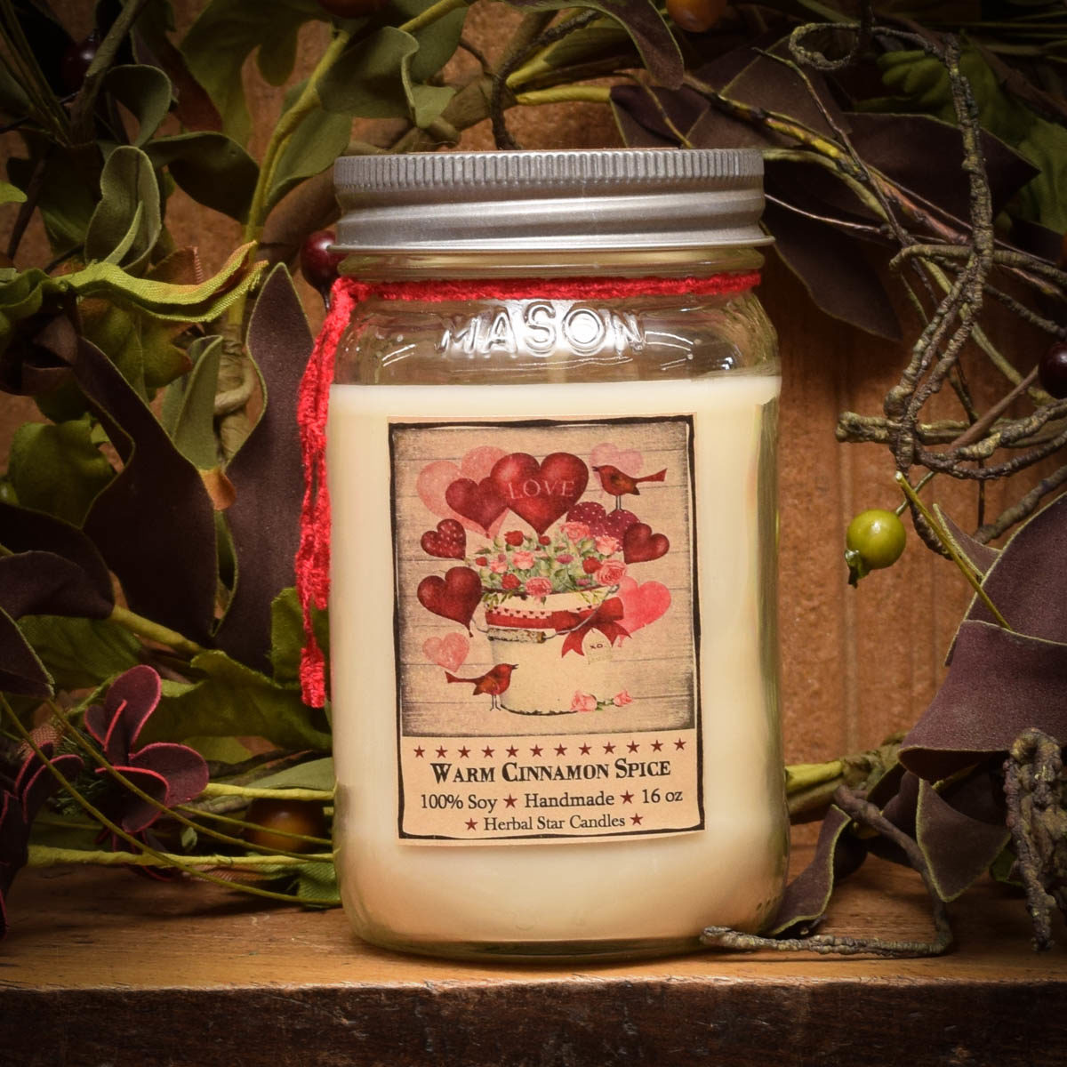 Valentines Day 16 oz jar candle