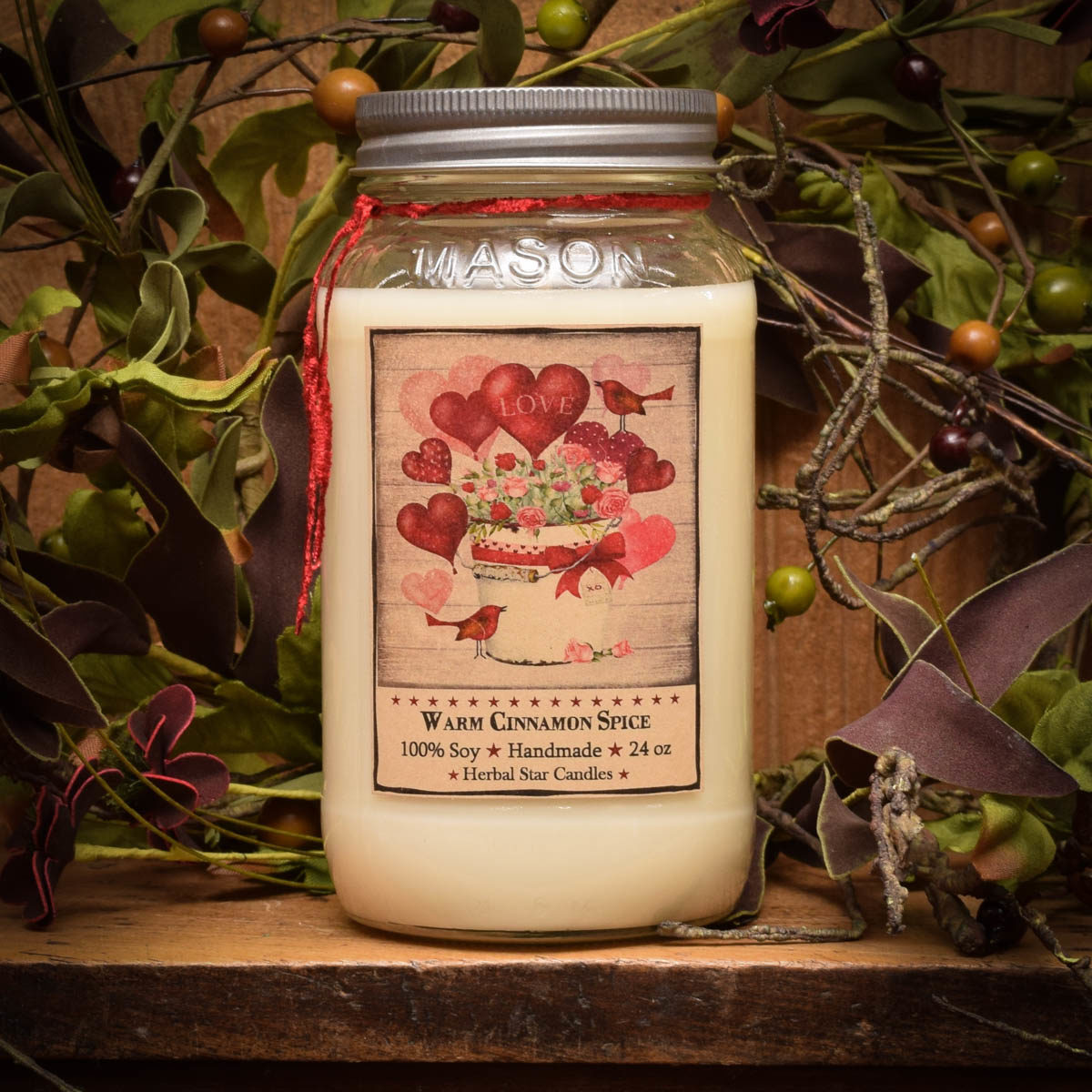 Valentines Day 24 oz jar candle