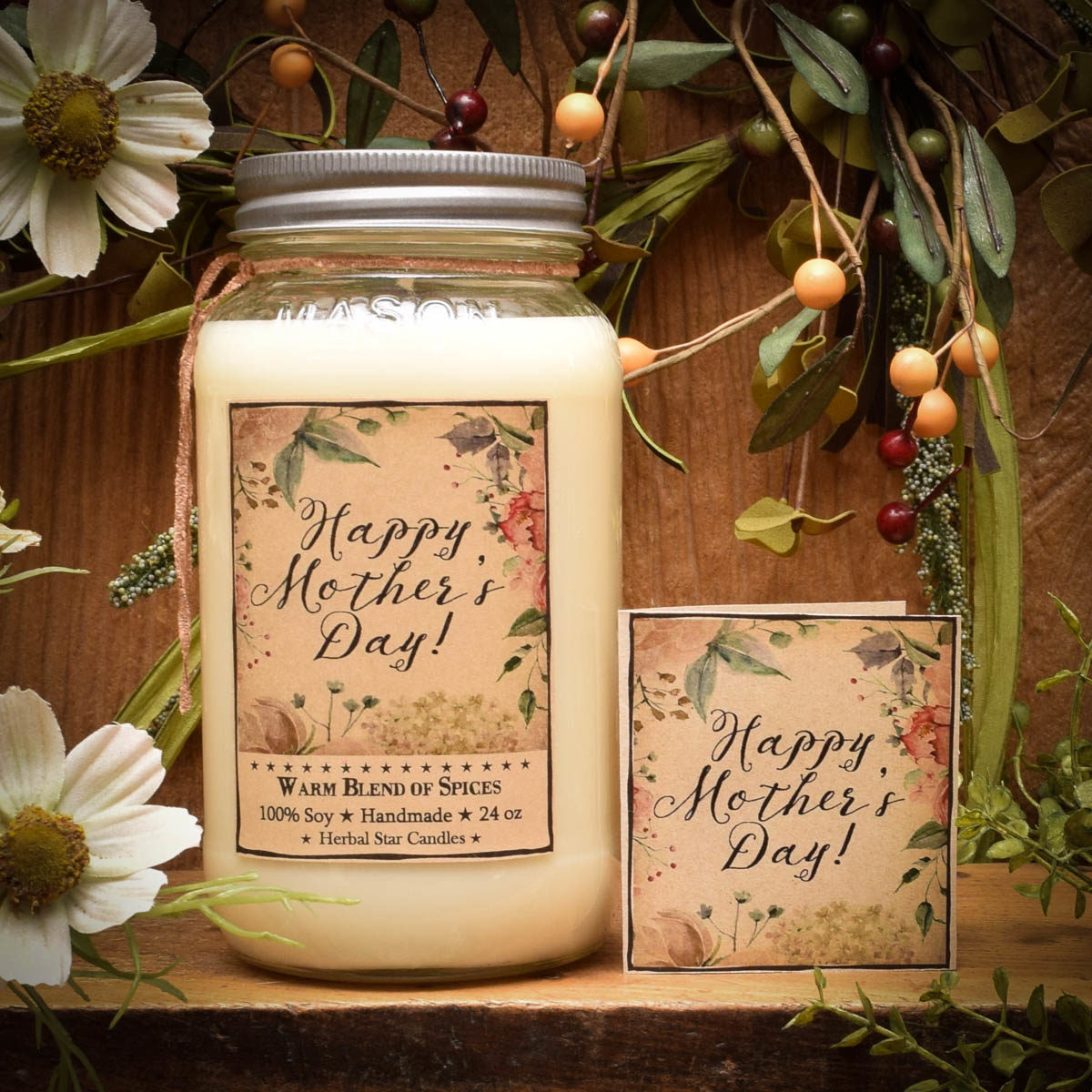 Mother's Day Jar Candle