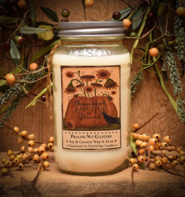 Praline Nut Cluster 24 oz jar candle