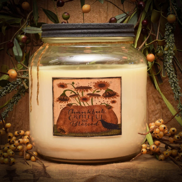Praline Nut Cluster 64 oz Jar Candle Herbal Star Candles