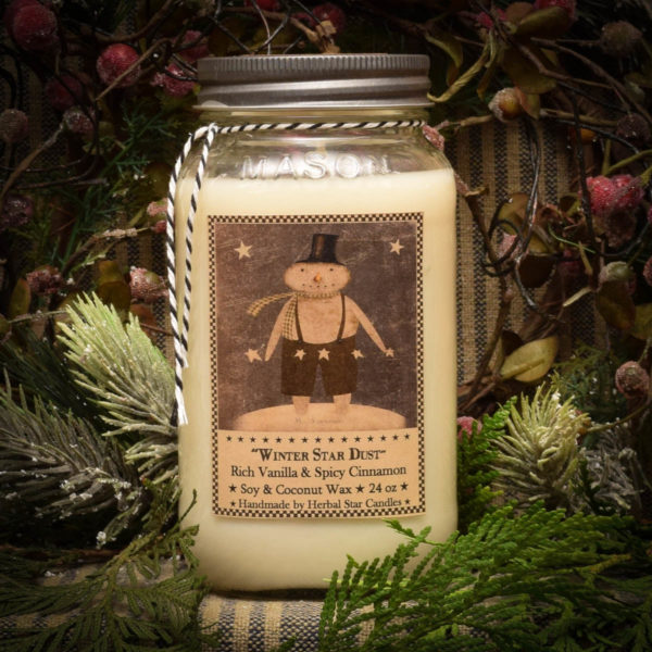 Winter Star Dust 24 oz jar candle