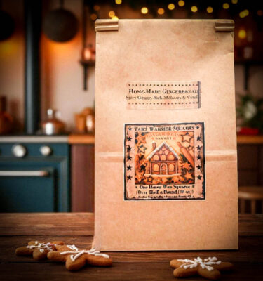 Homemade Gingerbread Bag of Tarts – 10 oz (12 Squares)