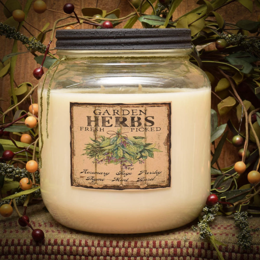 Fresh Herbs Jar Candle 64 oz Herbal Star Candles