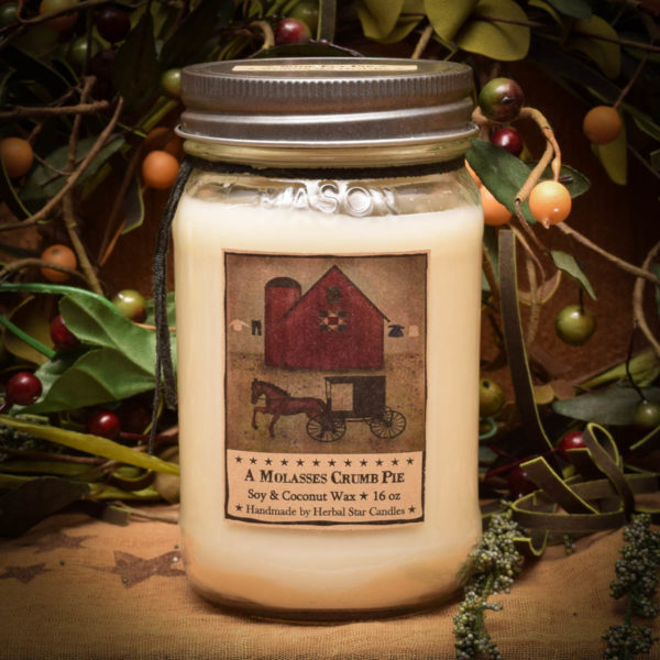 Shoo Fly Pie 16 oz Jar Candle