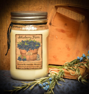Baked Blueberry Buckle 16 oz Jar Candle