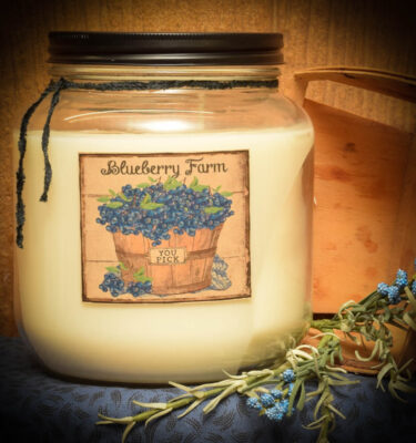 Blueberry Buckle 64 oz jar candle