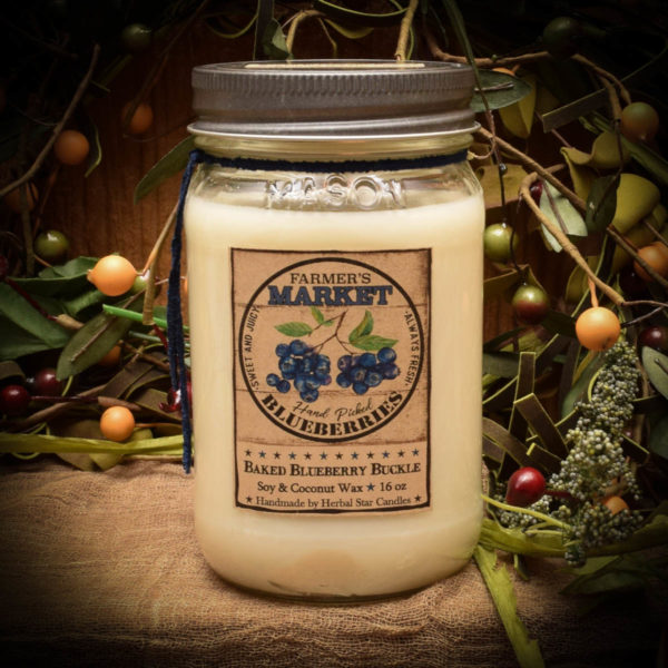 Baked Blueberry Buckle 16 oz jar candle