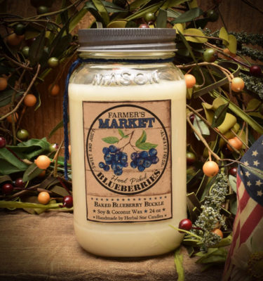 Baked Blueberry Buckle 24 oz jar candle