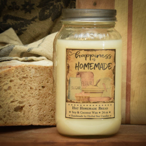 Hot Homemade Bread 24 oz Jar Candle