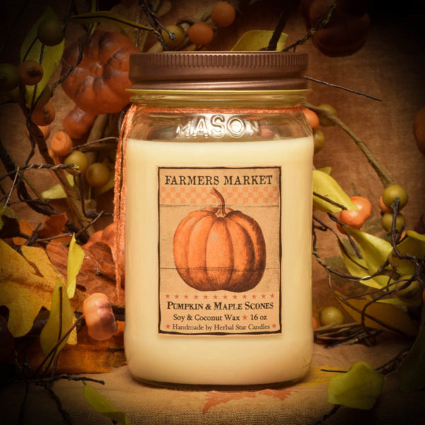 Pumpkin Maple Scones 16 oz Jar