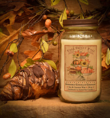 Incredible Chocolate Croissant 24 oz jar candle