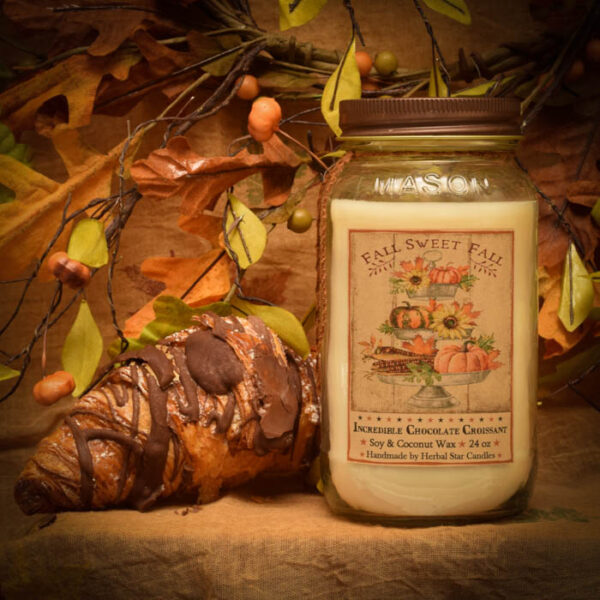 Incredible Chocolate Croissant 24 oz jar candle