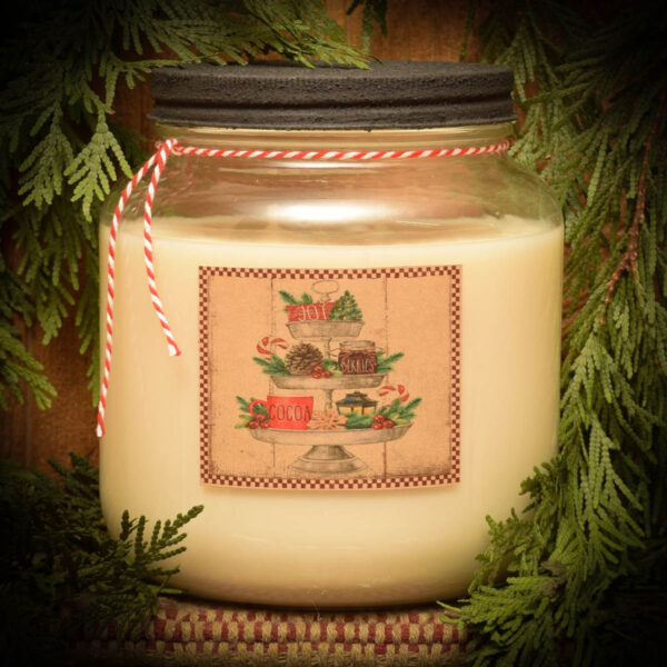 Vanilla Mint with Chocolate 64 oz jar candle