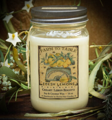 Lemon Daisy 16 oz Jar