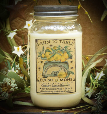 Lemon Daisy 24 oz Jar