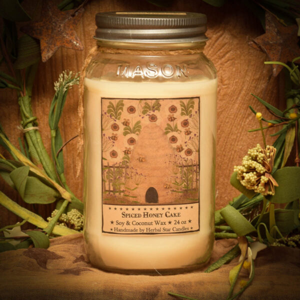 Spiced Honey Cake Beehive 24 oz jar candle