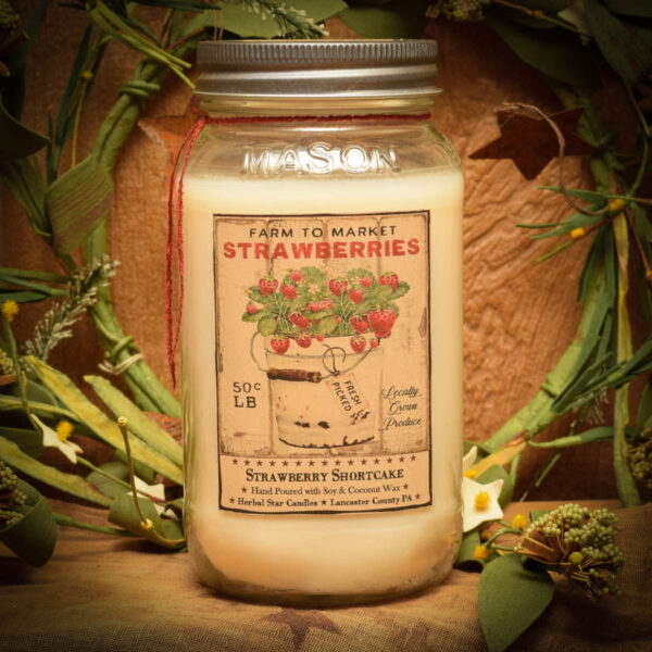 Strawberry Shortcake 24 oz Jar candle