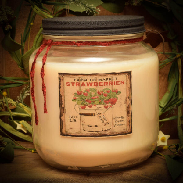 Strawberry Shortcake 64 oz Jar candle