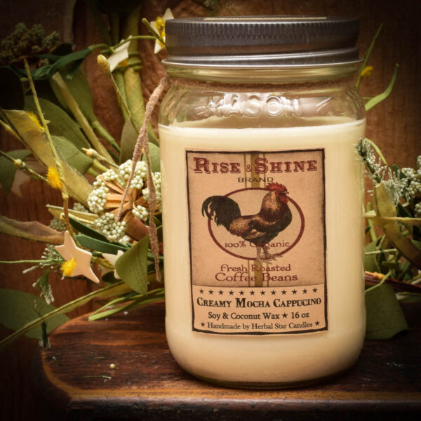 Mocha Cappucino 16 oz Jar candle