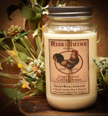 Mocha Cappucino 24 oz Jar candle