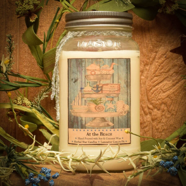 At the Beach 24 oz jar candle