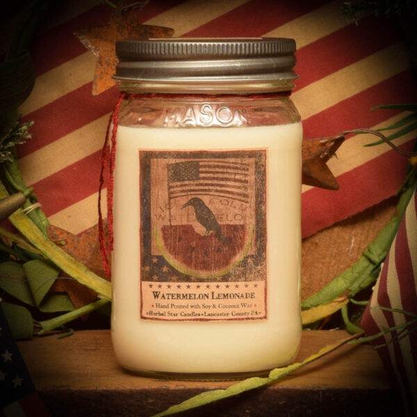 Watermelon Lemonade 16 oz jar candle