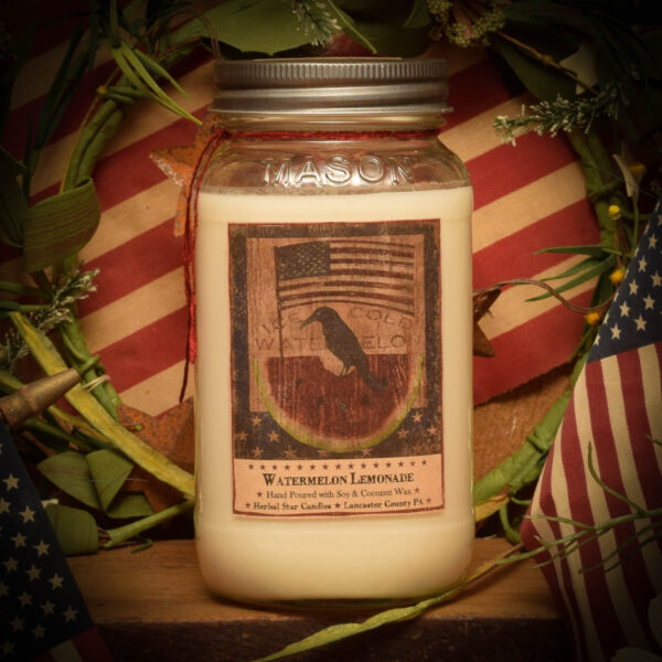 Watermelon Lemonade 24 oz jar candle