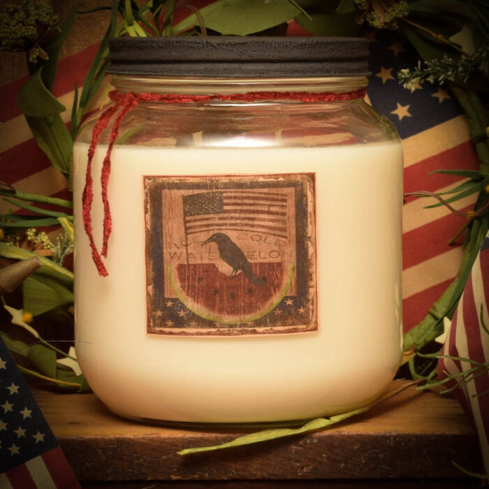 Watermelon Lemonade Jar Candle64 oz Herbal Star Candles
