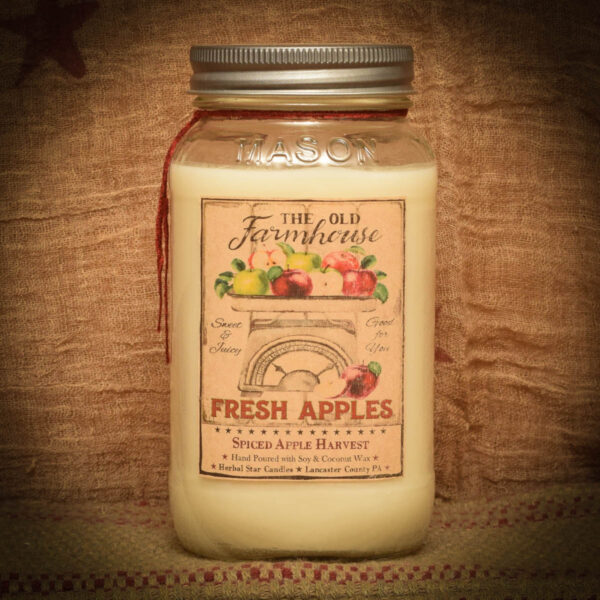 Spiced Apple Harvest 24 oz Jar Candle