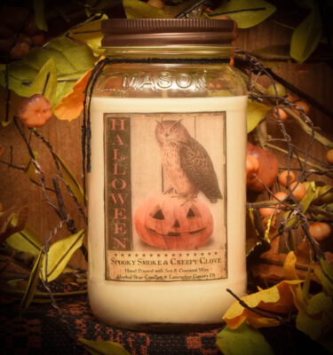 Halloween 24 oz jar candle