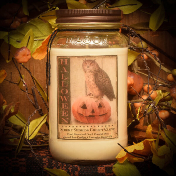 Halloween 24 oz jar candle