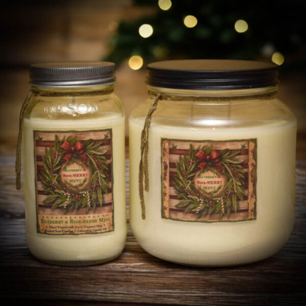 Bayberry and Rosemary Mint Jars